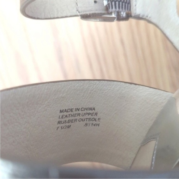 Michael kors NADJA leather embossed metallic platform high heel bronze pewter - Picture 16 of 16